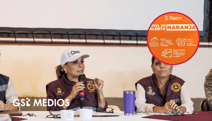 Quintana Roo en alerta naranja por Beryl