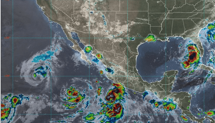 Imagen sobre los diferentes fenómenos meteorológicos en México