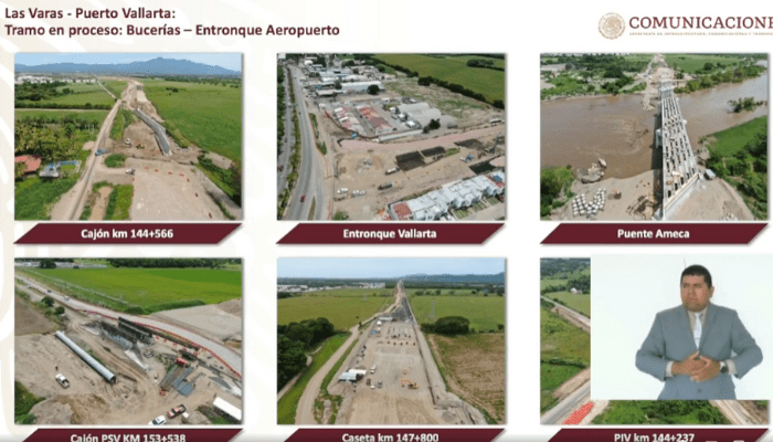 Tramo Bucerias-Puerto Vallarta al 58%: Nuño Lara