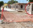 Denuncian incumplimiento en pavimentación de la calle México en Ixtapa