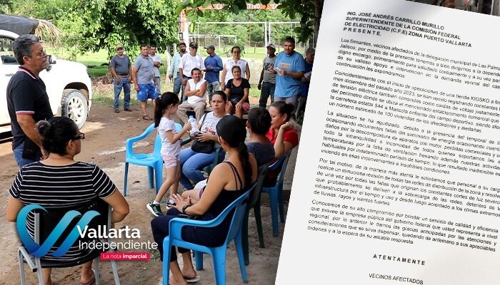 Vecinos de Las Palmas denuncian constantes cortes de luz y piden intervención de la CFE