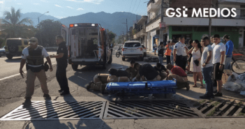Accidente vial sobre Libramiento Las Juntas