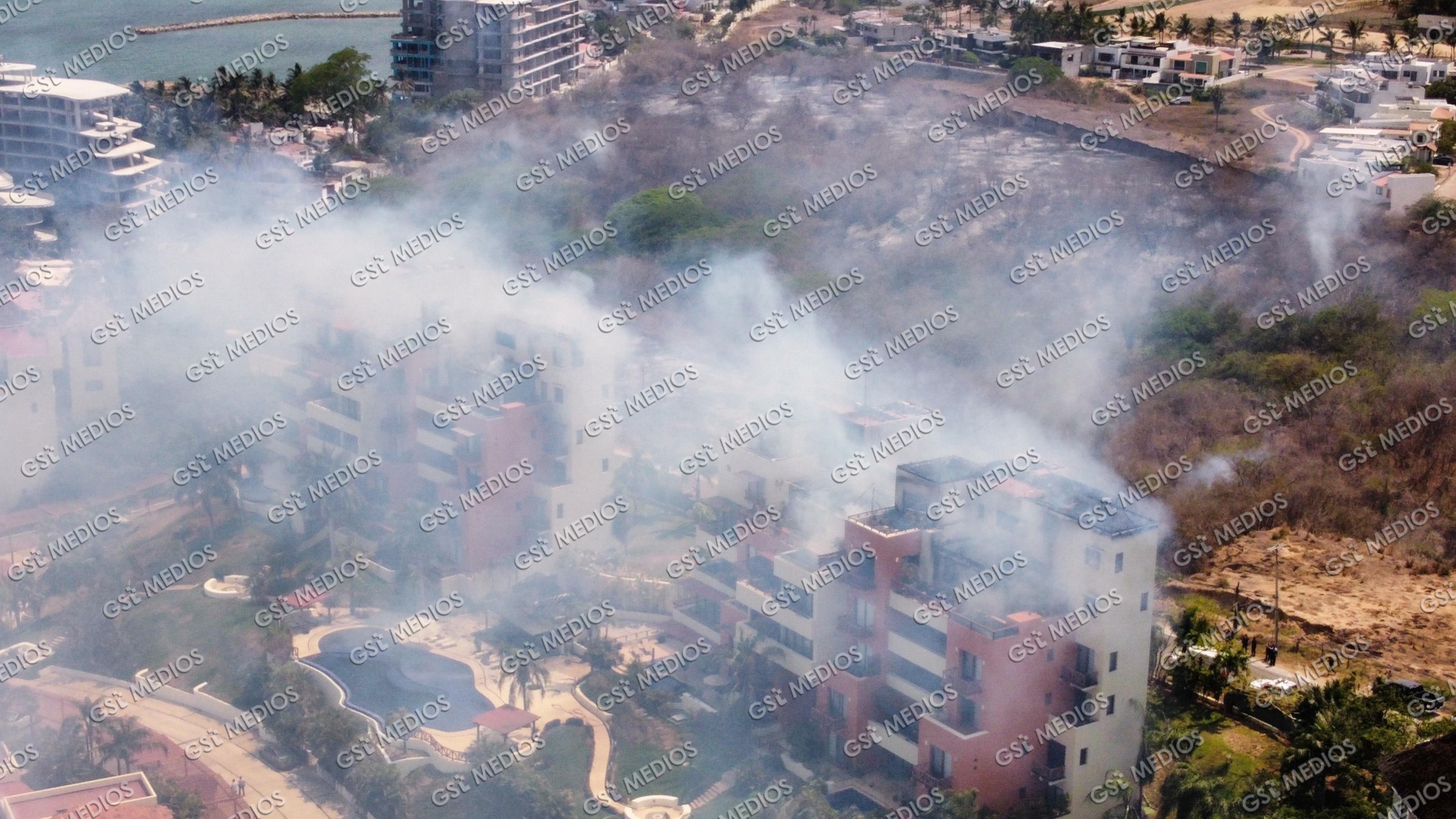 Incendio en El Tizate.