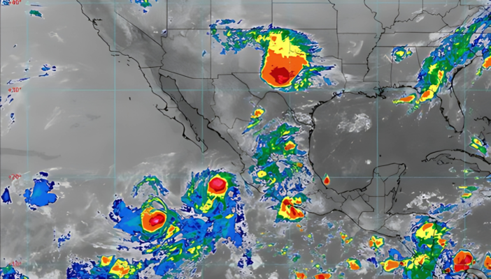 Tormenta Tropical Barbara ocasionará lluvias y oleaje elevado en el Pacifico Mexicano