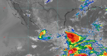 Se forma la tormenta tropical Erick frente a las costas de Chiapas
