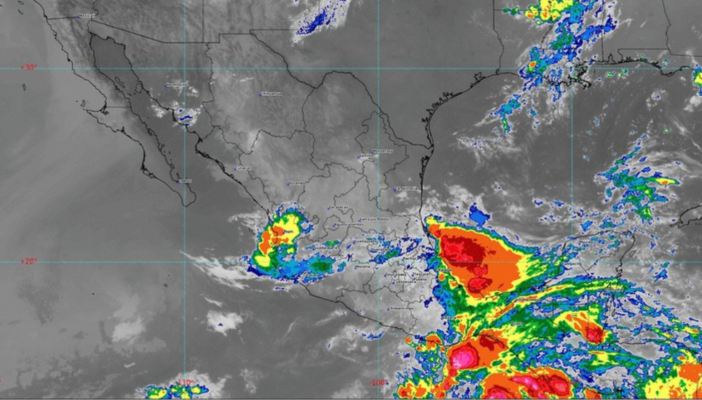 Se forma la tormenta tropical Erick frente a las costas de Chiapas
