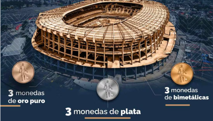 Avalan emisión de nueve monedas conmemorativas por el Mundial FIFA 2026