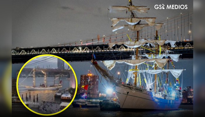 Califican como “siniestro marítimo grave” el choque del buque Cuauhtémoc en Nueva York