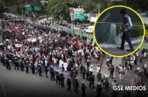 Segunda marcha contra la gentrificación en CDMX termina con disturbios en la UNAM