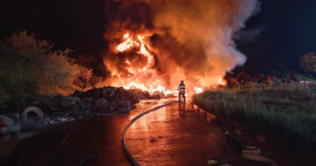 Controlan incendio en exrelleno sanitario El Magisterio tras cinco horas de labores