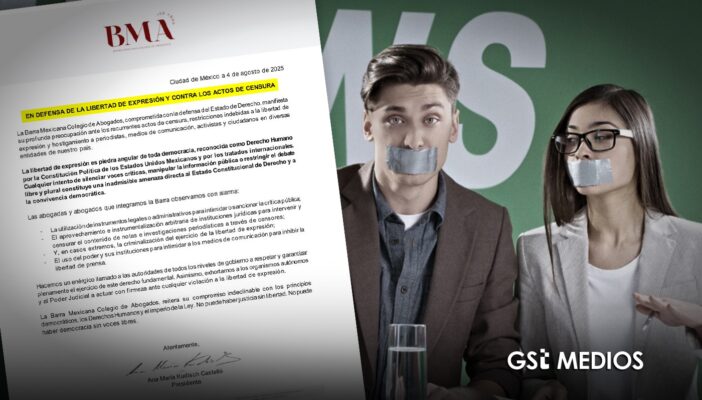 Barra de Abogados se manifiesta ante actos de censura y restricciones a la libertad de expresión de periodistas