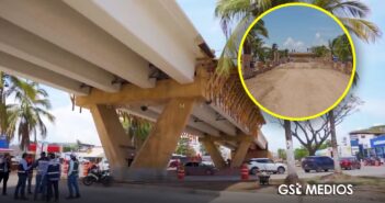 Nodo las juntas en Puerto Vallarta registra 85% de avance en su puente