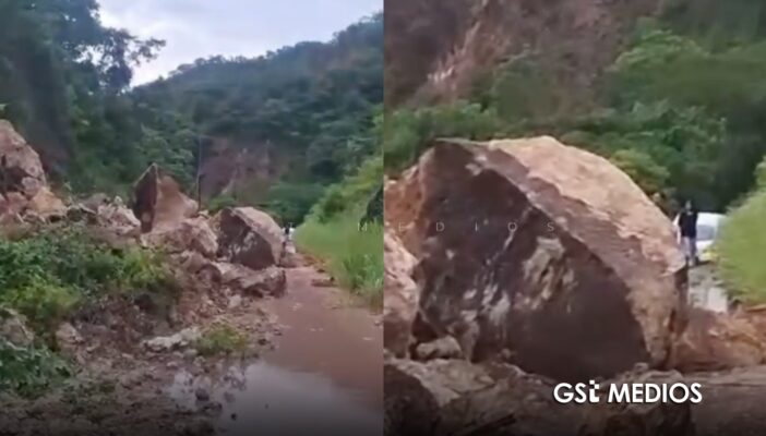 Derrumbe por lluvias provoca cierre de la carretera Las Palmas–La Estancia en Puerto Vallarta