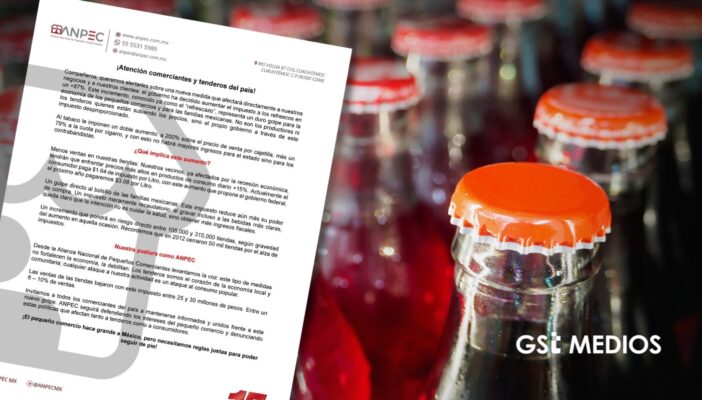 ANPEC se pronuncia por aumento de impuesto a refrescos y tabaco