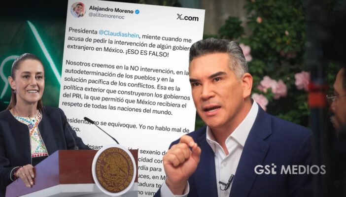 Alejandro Moreno responde a críticas de Claudia Sheinbaum por llamarlo "vende patrias"