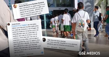 Padres de familia denuncian engaño y acarreo de estudiantes al informe de Luis Munguía