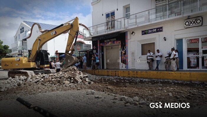 Pese a rechazo de los vallartenses, reanudan obras de ampliación del malecón en Puerto Vallarta