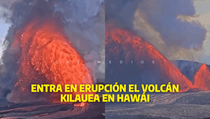 Erupción del volcán Kilauea en Hawái; lava alcanzó los 370 metros de altura 1 Erupción del volcán Kilauea en Hawái; lava alcanzó los 370 metros de altura