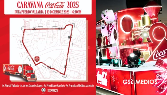 La Caravana Coca-Cola 2025 llegará a Puerto Vallarta este 19 de diciembre
