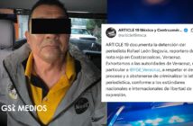 Condenan detención de periodista en Veracruz