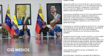 Delcy Rodríguez llama a la paz y al diálogo con Trump tras detención de Maduro