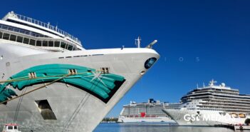 Arriban tres cruceros internacionales a Puerto Vallarta