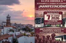 Convocan a marcha contra aumento a la tarifa del transporte público en Puerto Vallarta este 7 de enero