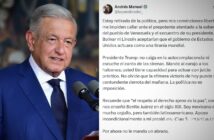 AMLO reaparece para condenar acciones de Estados Unidos en Venezuela