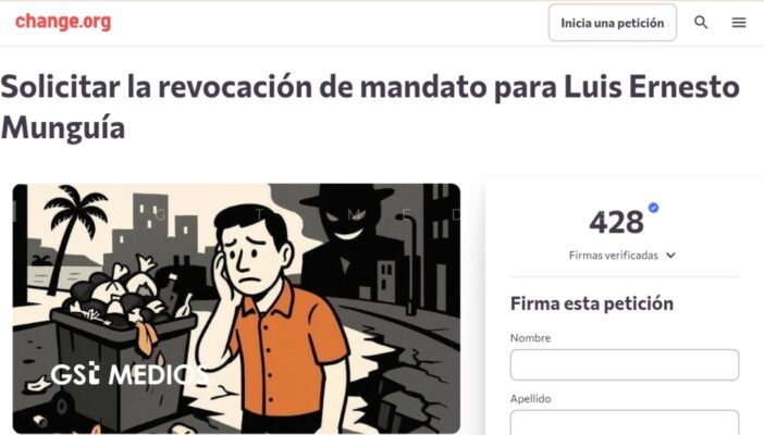 Ciudadanos impulsan petición en Change.org para revocación de mandato de Luis Munguía en Puerto Vallarta