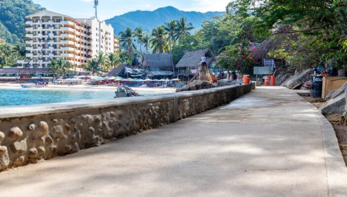 SIOP supervisa avances del muelle de Mismaloya y andador peatonal en Puerto Vallarta