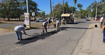 Inicia programa de bacheo en avenidas de Puerto Vallarta