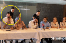 Celular en mano y seguridad en duda: lo que dejó Luis Munguía en rueda de prensa