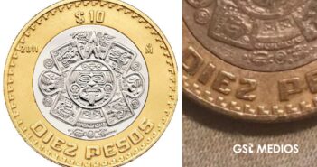 Hacienda anuncia cambio en la aleación de monedas de 10 pesos a partir de 2026
