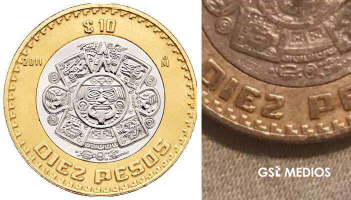 Hacienda anuncia cambio en la aleación de monedas de 10 pesos a partir de 2026
