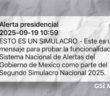 Abren consulta para cambiar mensaje de “Alerta Presidencial” en celulares