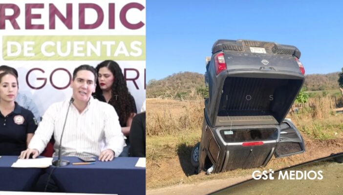 Confirman que camioneta volcada en Valle de Banderas pertenece al ayuntamiento de Bahía de Banderas
