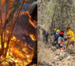 Incendio en La Cruz de Huanacaxtle alcanza 75% de control tras cinco días de combate