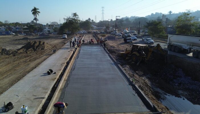 Reportan avances en la ampliación de la avenida México