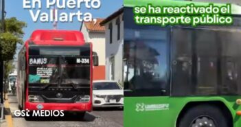 Presume Lemus restablecimiento total del transporte público en Puerto Vallarta