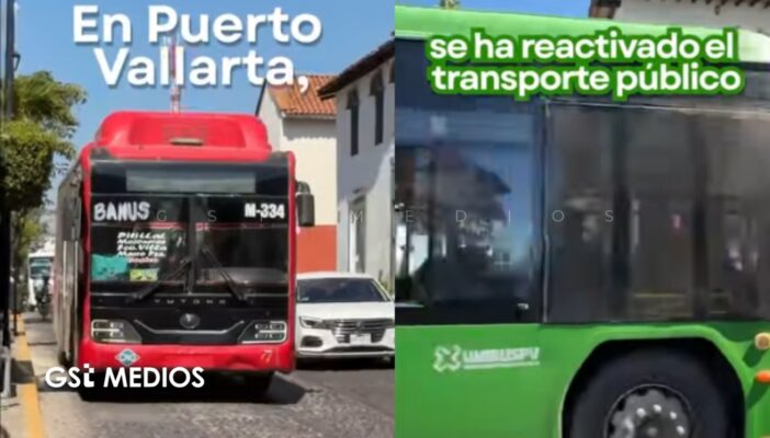 Presume Lemus restablecimiento total del transporte público en Puerto Vallarta