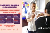 Mantienen activos módulos de vacunación contra el sarampión en Puerto Vallarta