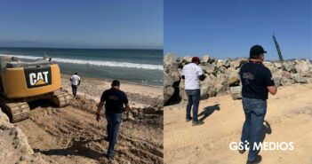 Continúan obras en playa Las Cocinas pese a reuniones con autoridades ambientales