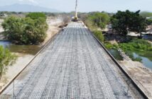 Avanza construcción del puente La Desembocada en Puerto Vallarta; cuenta con 60% de progreso
