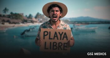 Ciudadanos encaran al alcalde Héctor Santana en bloqueo de Punta de Mita