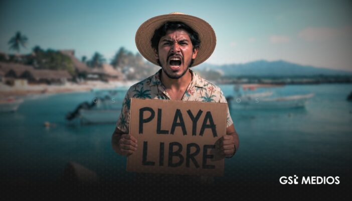 Ciudadanos encaran al alcalde Héctor Santana en bloqueo de Punta de Mita