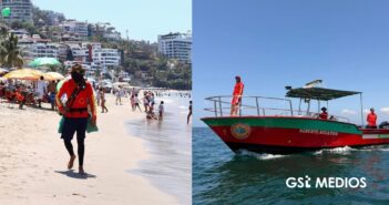 Refuerzan vigilancia en 23 playas de Puerto Vallarta por temporada vacacional