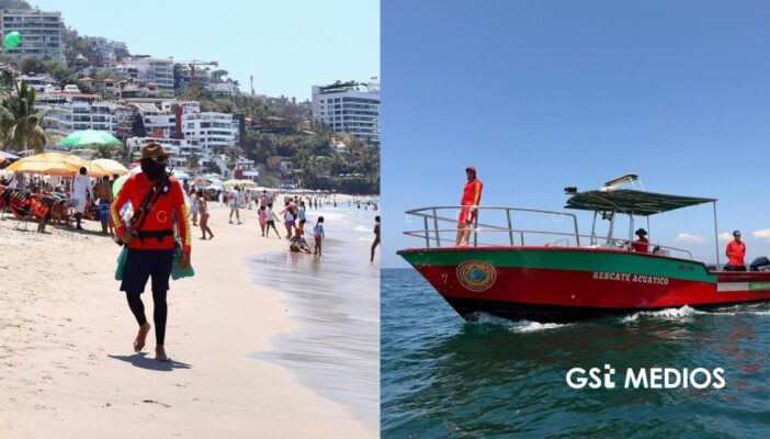 Refuerzan vigilancia en 23 playas de Puerto Vallarta por temporada vacacional