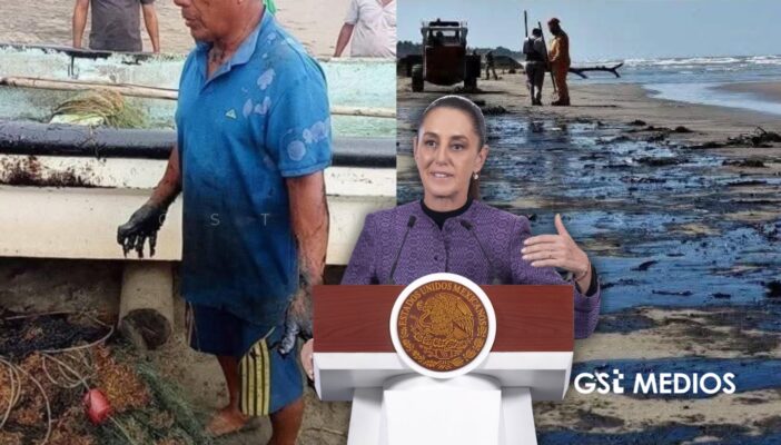 Siguen analizando derrames de petróleo en el Golfo de México: Sheinbaum