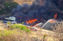 SEMADET activa Emergencia Atmosférica en Puerto Vallarta por incendio en vertedero municipal “Los Gavilanes”