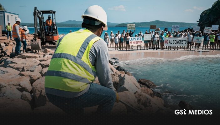 Ignoran denuncia formal y terminan escollera en Playa Las Cocinas
